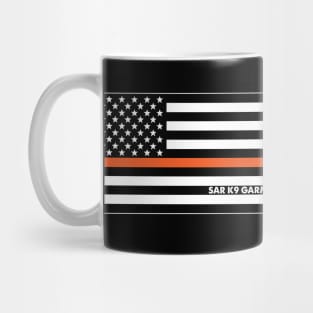 Thin Orange Line (single sided print) Mug